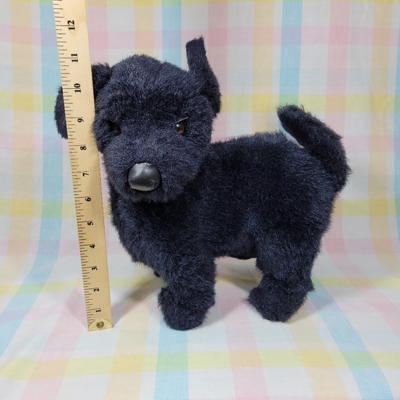 Vintage Applause Black Labrador Dog Pup 1987 Avarti Plush Stuffed Animal Italy - Picture 7 of 9
